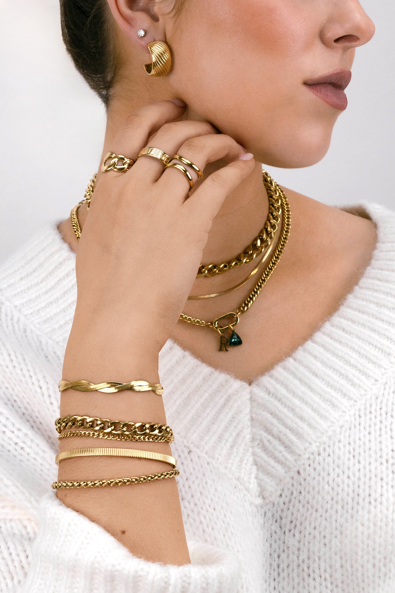 Detail van Lux-Label ringen en armbanden